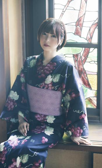 浴衣 レディース レトロ 夏着物 単品「縞にツバメ 抹茶緑」綿絽 女性 